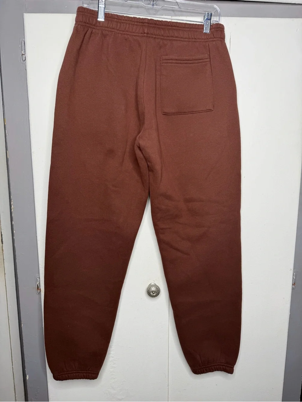 Sp5der Men's Brown Cotton Sweatpants Medium Logo Drawstring Pockets